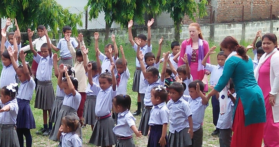 teaching project in nepal